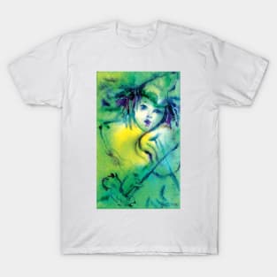 VIOLINIST CLOWN IN GREEN T-Shirt